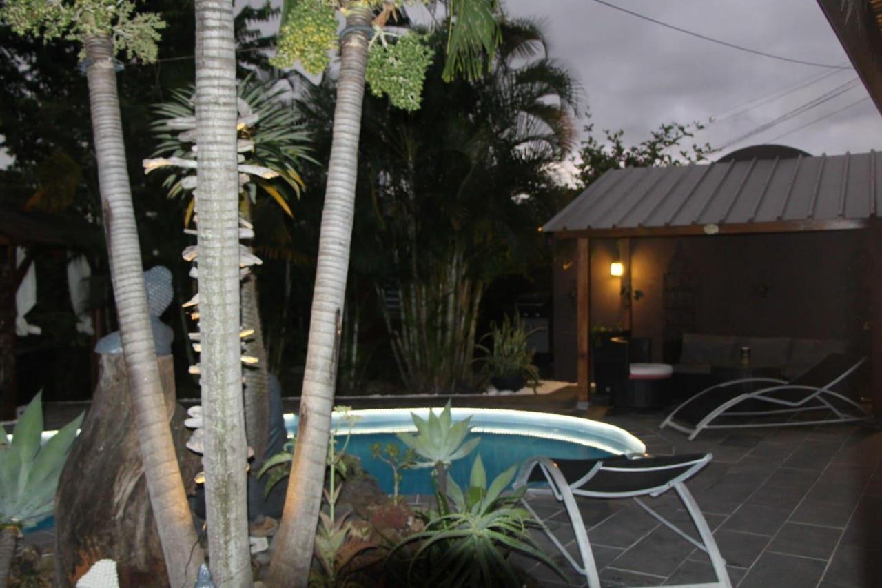 La Liane De Jade 974-Lodge Le Palissandre - Jacuzzi Privatif - Piscine Chauffee Le Bois de Nefles  Экстерьер фото