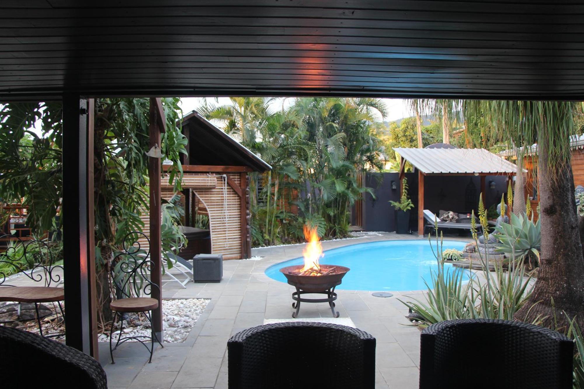 La Liane De Jade 974-Lodge Le Palissandre - Jacuzzi Privatif - Piscine Chauffee Le Bois de Nefles  Экстерьер фото