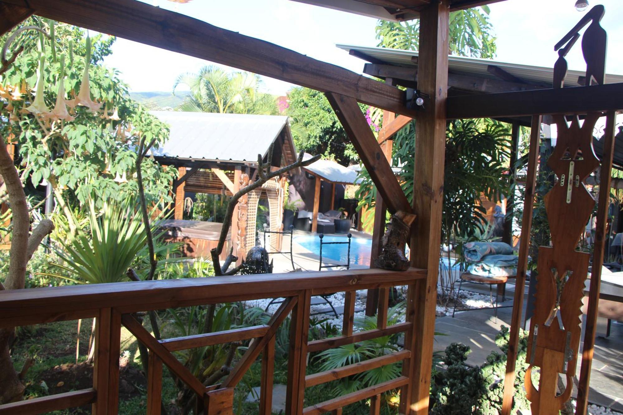 La Liane De Jade 974-Lodge Le Palissandre - Jacuzzi Privatif - Piscine Chauffee Le Bois de Nefles  Экстерьер фото